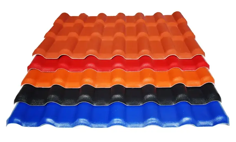 Ngói nhựa ASA PVC nhiều màu
